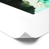 Groene basilisshagedis poster (Hoek)