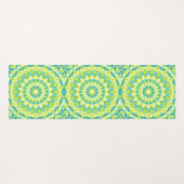 Groene basis Mandala Yogamat (Achterkant (horizontaal))