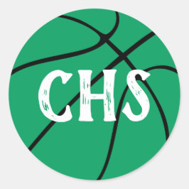 Groene Basketball Team Party, Pep Rally of Event Ronde Sticker