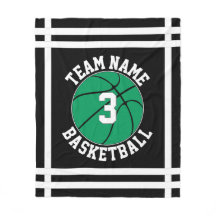 Groene Basketball-teamnaam & Player-nummerpoorten
