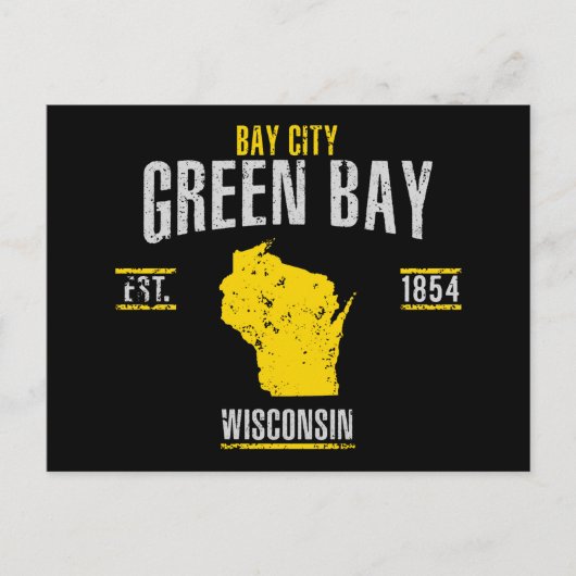 Groene bay briefkaart (Voorkant)