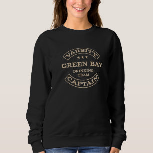 Groene Bay Drink kapitein Wisconsin Beer Wi Trui