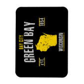 Groene bay magneet (Verticaal)