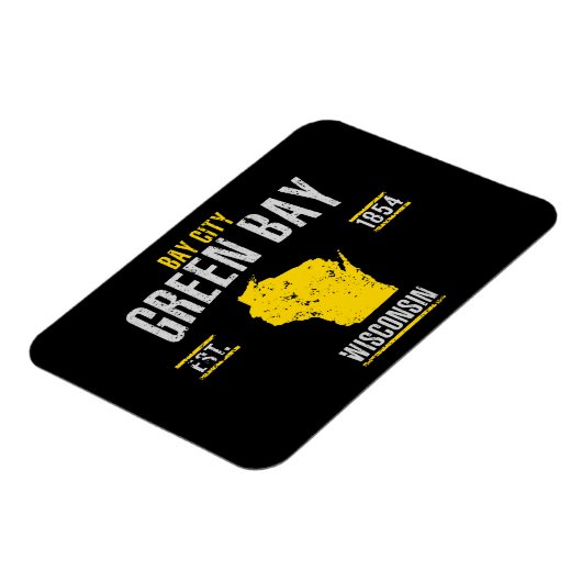 Groene bay magneet (Linkerzijde)