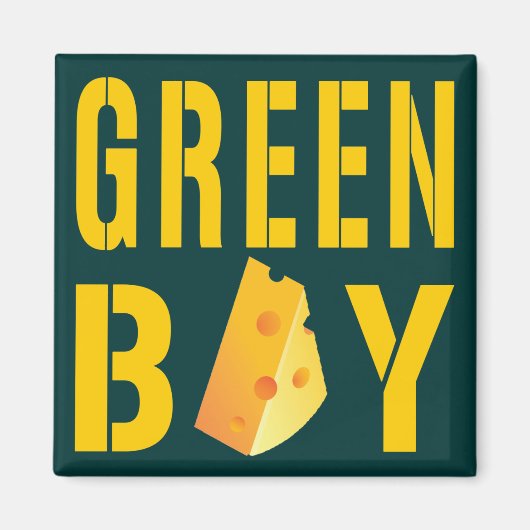 Groene bay magneet (Voorkant)