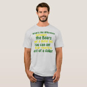 Groene Bay Packer Rival T-shirt. T-shirt (Voorkant volledig)