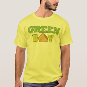 Groene Bay T-Shirt-Yellow T-shirt