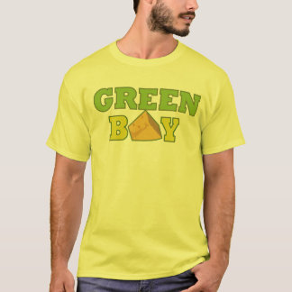 Groene Bay T-Shirt-Yellow T-shirt