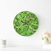 Groene Bean Head Clock Grote Klok (Huis)