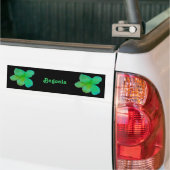 Groene Begonia Aanpasbare Bumpersticker (Op Truck)