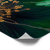 Groene begrafenisviering van het leven Fototeken Poster (Hoek)