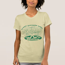 Groene behandeling mensen met knelpunten en hart t-shirt