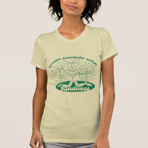 Groene behandeling mensen met knelpunten en hart t-shirt
