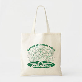 Groene behandeling mensen met knelpunten en hart tote bag