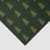 Groene Bell Kerstboom Weefsel Papier (Detail)