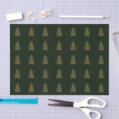 Groene Bell Kerstboom Weefsel Papier (Craft)