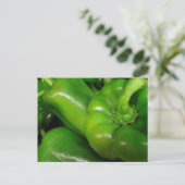 Groene Bell Peppers Cadeaus Range Briefkaart (Staand voorkant)
