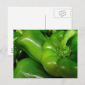 Groene Bell Peppers Cadeaus Range Briefkaart (Voorkant / Achterkant)