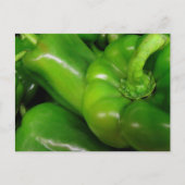 Groene Bell Peppers Cadeaus Range Briefkaart (Voorkant)