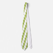 Groene bellen stropdas (Voorkant)