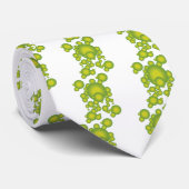 Groene bellen stropdas (Opgerold)