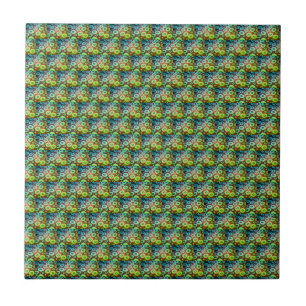 Groene bellen tegeltje
