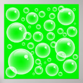 Groene belletjes poster (Voorkant)