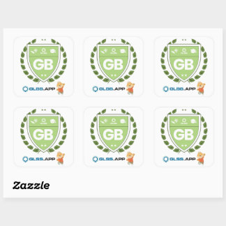 Groene Belt Gecertificeerd - GLSS.app Vierkante Sticker