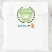 Groene Belt Gecertificeerd - GLSS.app Vierkante Sticker (Tas)
