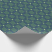 Groene benzine Logo Cadeaupapier (Hoek)