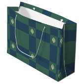 Groene benzine logo groot cadeauzakje (Voorkant Gekanteld)