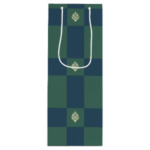 Groene benzine logo wijn cadeautas