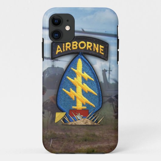 Groene berennaam van de speciale strijdkrachten va Case-Mate iPhone case (Achterkant)