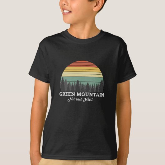 GROENE BERG VERMONT T-SHIRT (Voorkant)