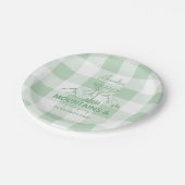 Groene bergen en Martinis Bachelorette Papieren Bordje (Gekanteld)