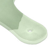 Groene bergen en snijvlak voor boslandschap snijplank (Hoek)