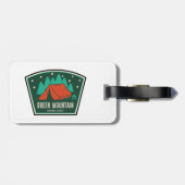 Groene bergen Nationale Boscampagne Bagagelabel (Achterkant horizontaal)