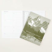 Groene bergen ontwerp Wekelijks/Maandelijks Planner (Display)