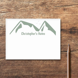 Groene bergen post-it® notes