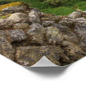 Groene bergen van Inca Trail, Peru Poster (Hoek)