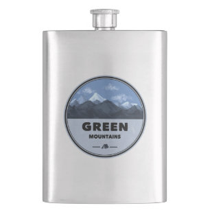 Groene bergen Vermont Camping Flacon