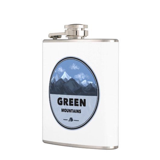 Groene bergen Vermont Camping Heupfles (Links)