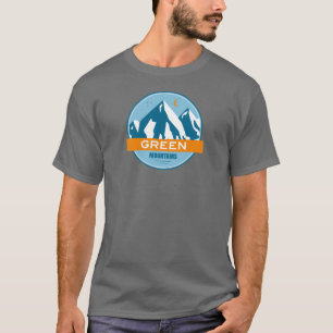 Groene bergen Vermont T-shirt