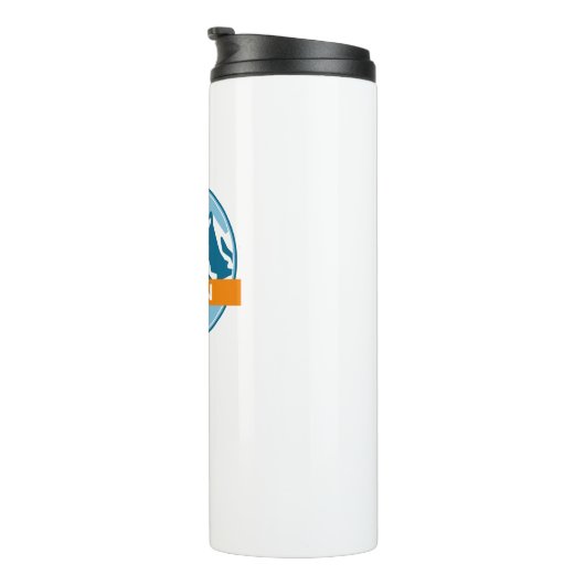 Groene bergen Vermont Thermosbeker (Geroteerd rechts)