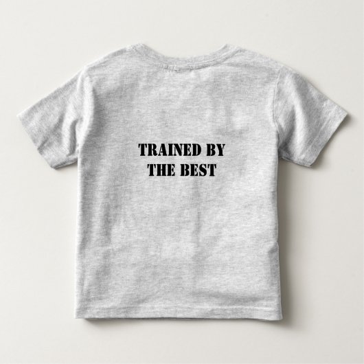 Groene berlijn in opleiding kinder shirts (Achterkant)