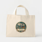 Groene bestuivertuin aangepaste boodschappentas mini tote bag (Voorkant)