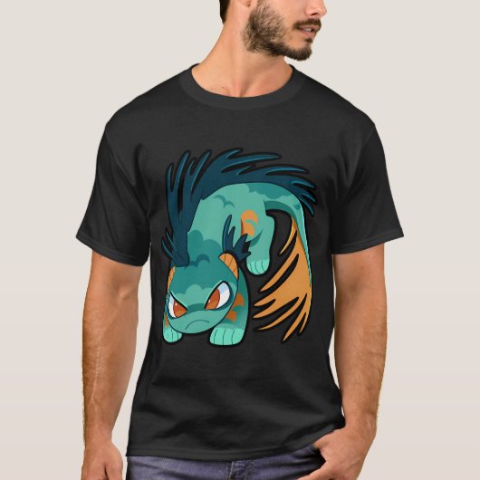 Groene Betta Vis T-shirt (Voorkant)