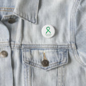 Groene bewustmaking voor geestelijke gezondheid ronde button 3,2 cm (In situ)