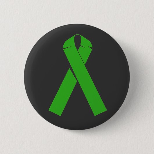 Groene bewustmakingsdoelstellingen ronde button 5,7 cm (Voorkant)