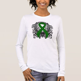 Groene Bewustmakingslint met Wings T-shirt